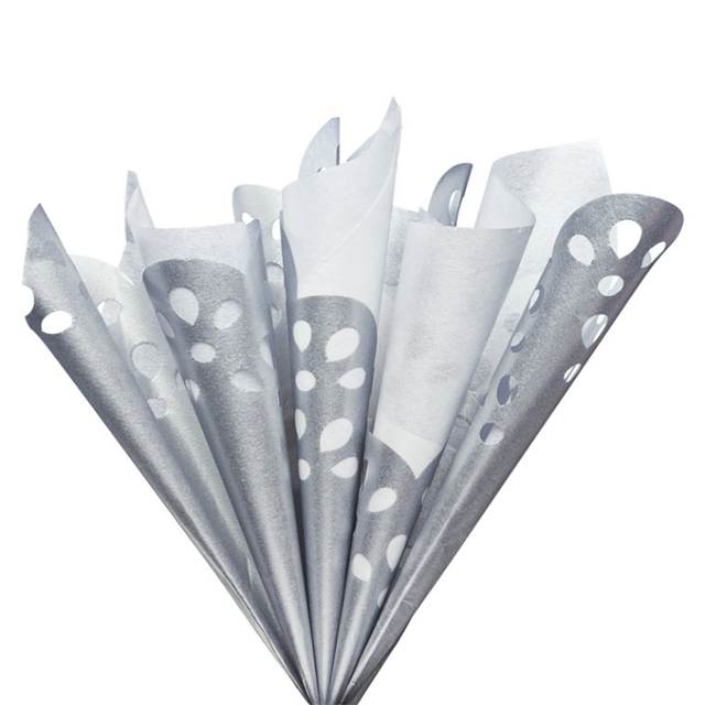 WHITE AND SILVER TISSUE PAPER SET - China JD Industrial