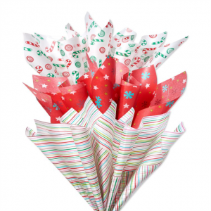 Kalėdinis vyniojamasis servetėlės ​​​​popierius