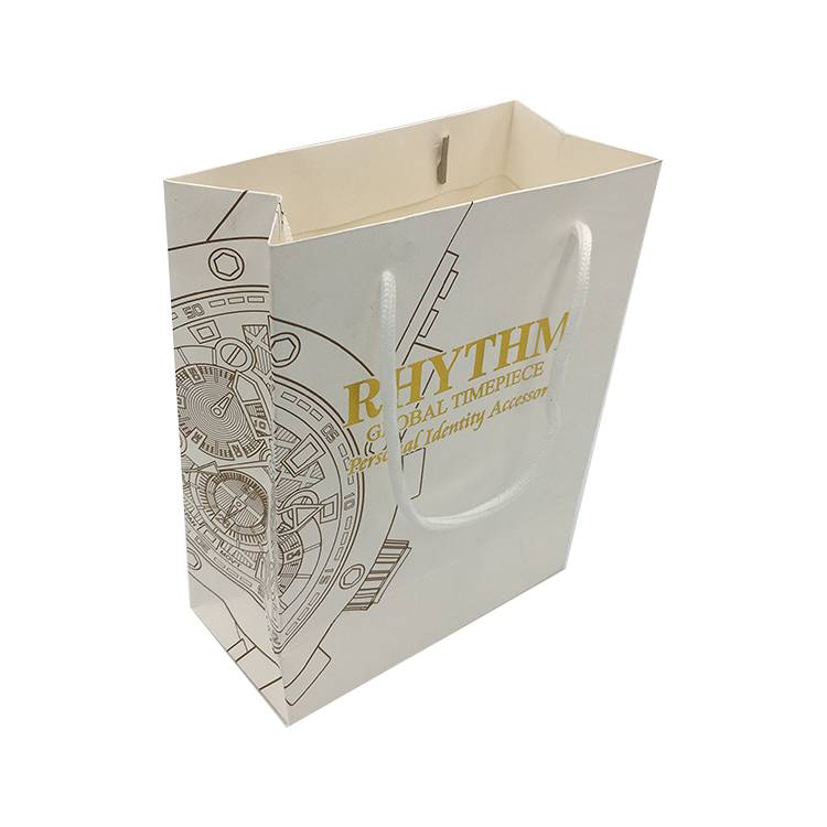 OEM Supply Recycled Paper Box -
 Professional Factory Produced hot foil texture luxury paper bag – JD Industrial