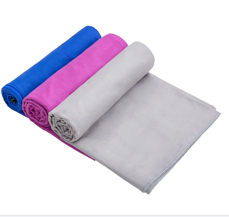 Microfiber Fast Drying Super Absorbent Sport Towel With Mesh Bag for  Camping factory and manufacturers