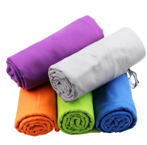 Microfiber Fast Drying Super Absorbent Sport Towel With Mesh Bag for Camping