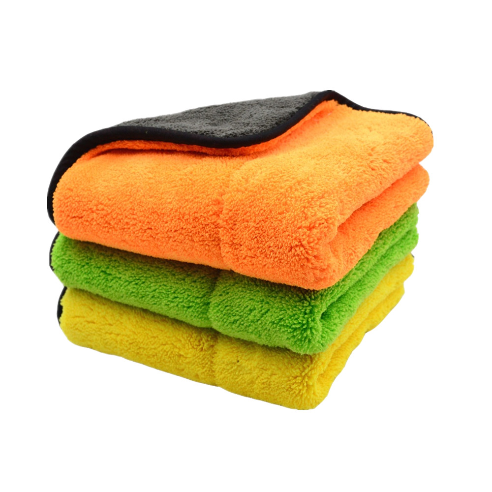 Reliable Supplier Ultra Absorbent Sport Towel -  double layers and two colors microfiber coral fleece towel – Jiexu