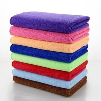 China Supplier Hotel Bath Face Towel Sets - Microfiber weft Brushed knitted towels – Jiexu