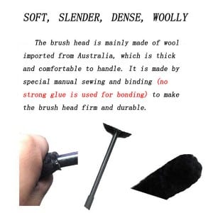 Wool ລໍ້ Cleaning Brush
