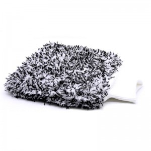 Auto detailing cleaning car long pile wash mitt