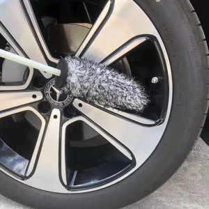 Microfiber Car Long Reach Wheel Rim Cleaning Tire Care Washing Brush-D