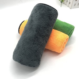 I-Hot Sale Soft Imibala Emibili ye-Microfiber Coral Fleece Towel