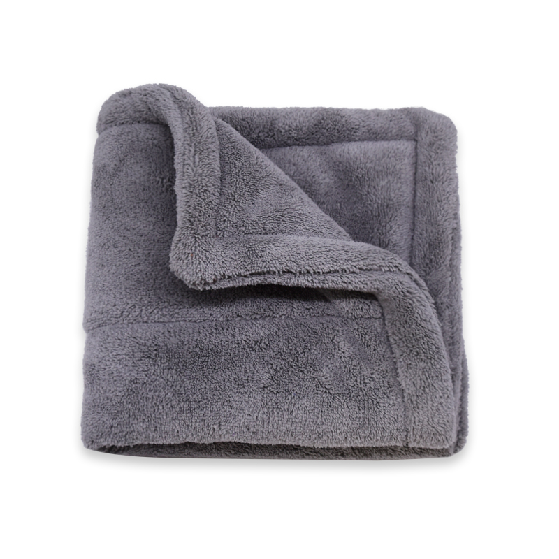 Double Layers Coral Fleece Towel Car Polishing Detailing Cloth -B Featured Image