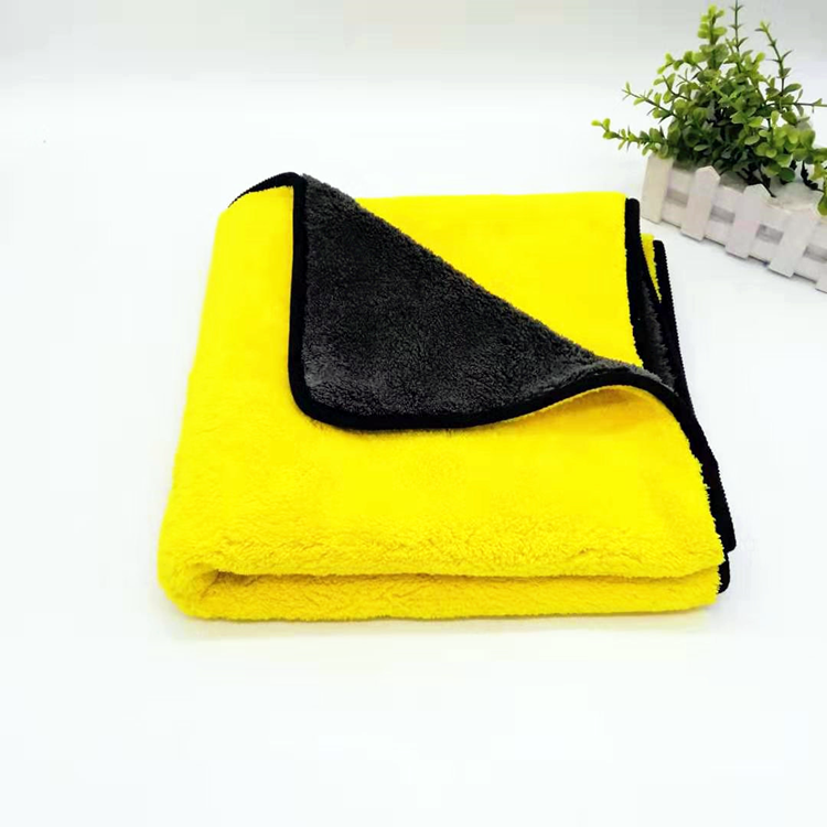 OEM manufacturer Car Drying Towel Oreillys - 600gsm 40*40cm Coral Fleece Towel Double Colors Microfiber Towel – Jiexu