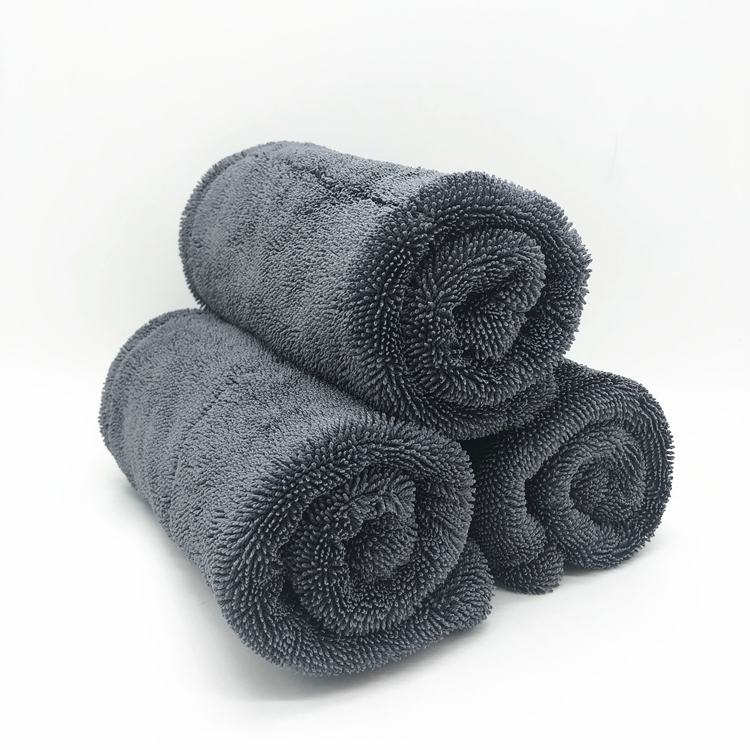 Size 40*40cm Double Twisted Towel Car Drying Cloth Featured Image