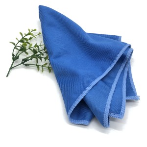 300GSM Microfiber Glass Towel Lint Free Scratch Free Towel Glass Cleaning Cloth-B