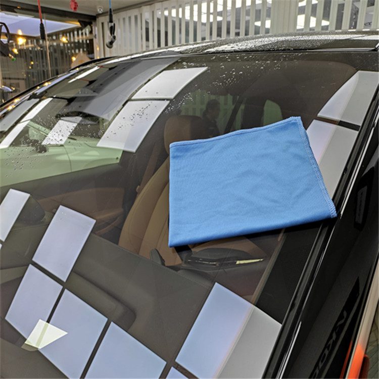 Chinese wholesale Car Drying Towel Tesco - No scratch and no lint microfiber glass towel car window cleaning-B – Jiexu