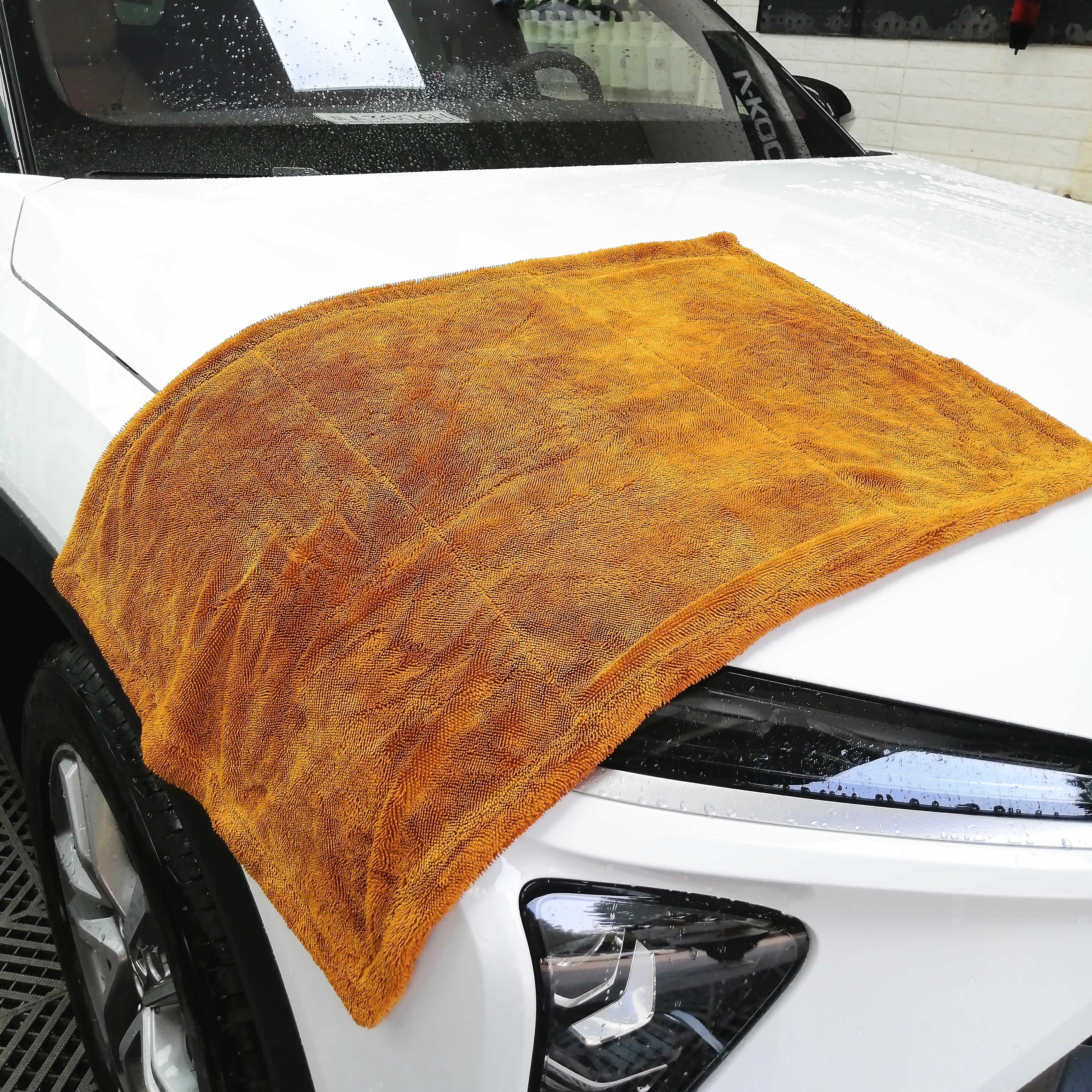 Super Purchasing for Car Towel Leather - Microfiber twisted drying towel super plush microfibere car detailing towel  – Jiexu