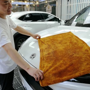 Microfiber twisted drying towel super plush microfibere car detailing towel