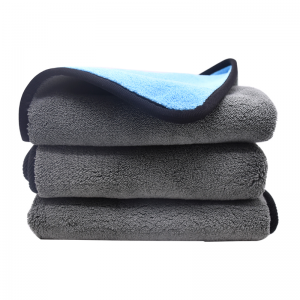 Супер мека крпа за сушење со микрофибер, премиум крпа за сушење, ултра абсорпционална крпа за миење автомобили-D