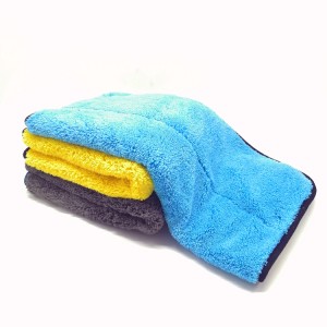 800 GSM All Purpose Auto Detailing Polishing Cloth Microfiber Car Buffing Plush Towel