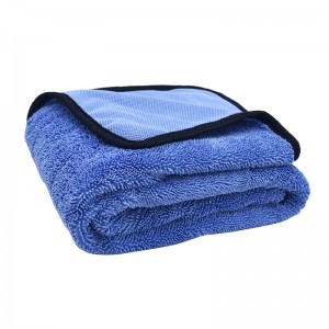 High reputation Towel To Clean Car - Single Twisted Loop Drying Towel Gray Color Microfiber Car Drying Cloth-B – Jiexu