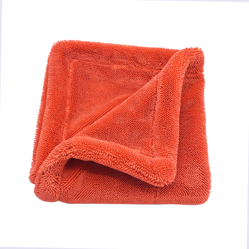 Orange Color Double Twisted Towel 40*40cm-B Featured Image