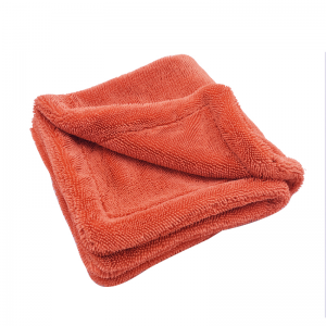 Orange Color Double Twisted Towel 40*40cm-B
