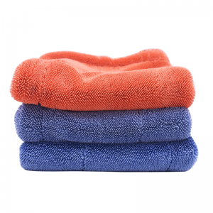 Orange Color Double Twisted Towel 40*40cm-B