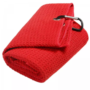 Top Microfiber Golf Towel Waffle Towel for GYM Sports-B