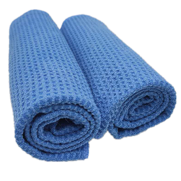 Microfiber Waffle-Weave Glass Towel -D Featured Image