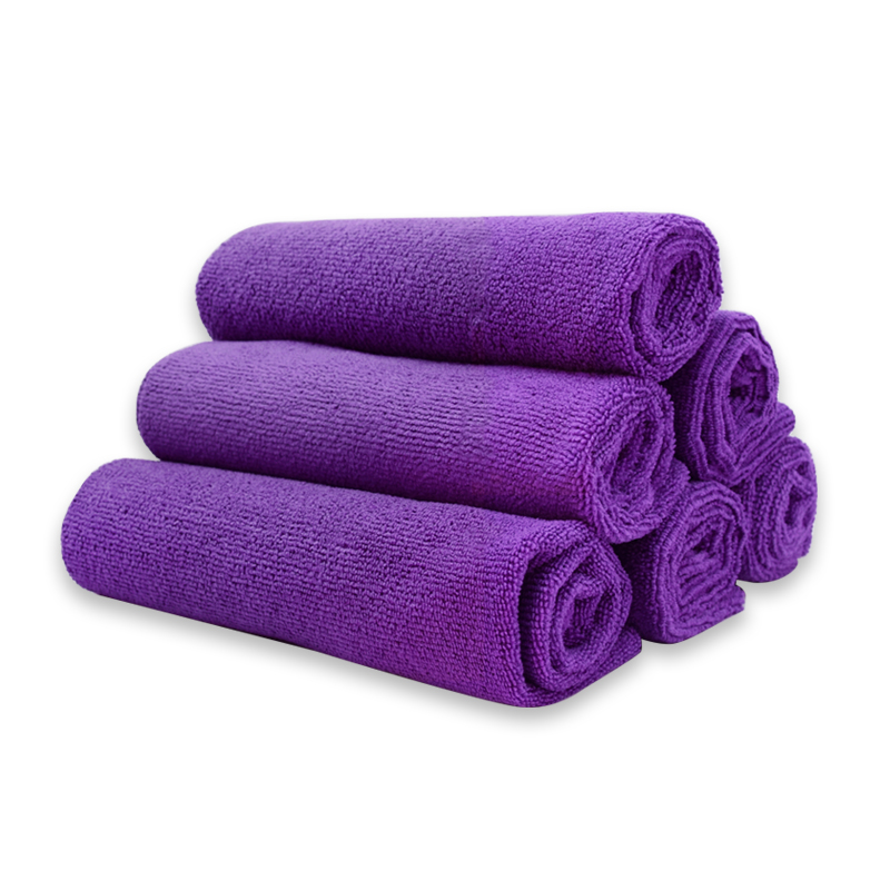 New Color Arrived Microfiber Terry Cloth Polyester Car Washing and Cleaning Towel Featured Image