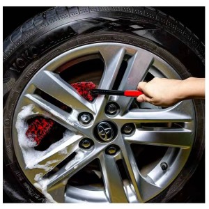 Zginalna szczotka do mycia felg samochodowych Szczotka do czyszczenia felg samochodowych Łatwe czyszczenie Wheel-D
