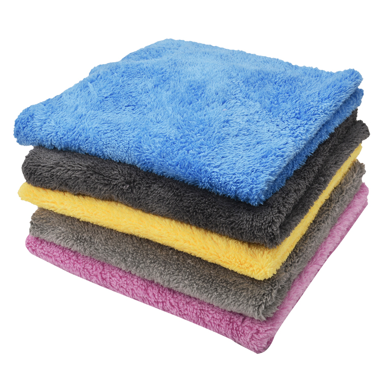 Factory Price Edgeless Car Towels - Edgeless Colar Fleece Towel 40x40cm – Jiexu