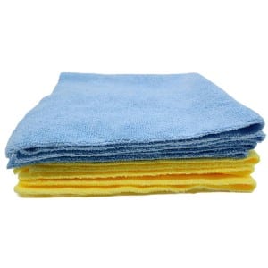 Edgeless microfiber car cleaning towels