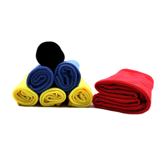 Factory wholesale Microfiber Laser Cut Warp Knitting Water Absorption Towel - microfiber pearl towels with stitch edge – Jiexu