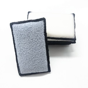 factory Outlet 13*8cm microfiber car wax applicator pad Interior Scrubbing Sponge-E