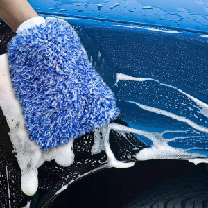 Mitt High Density Auto Wash Ultra Super Absorbancy Car Plush Glove-D