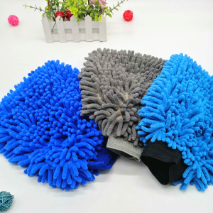Big discounting China Cleaning Gloves Car Auto Microfiber Wash Mitt-C