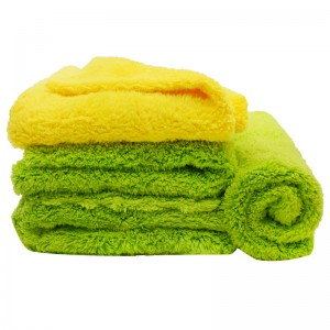 Hot sale Factory Quality Car Towels - 500GSM  Coral Fleece Towels High Absorptive Capacity Soft Towel-E – Jiexu