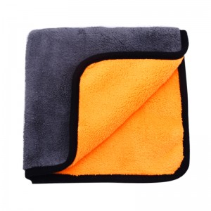 hot selling products two side different color coral fleece towel-E