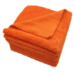 edgeless microfiber long/short pile towel