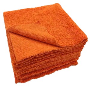 edgeless microfiber long/short pile towel