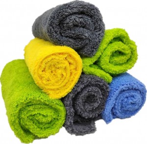 Extra thick plush coral fleece towel