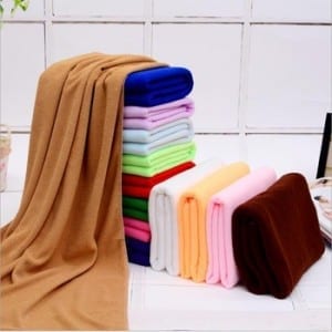 Microfiber weft Brushed knitted towels