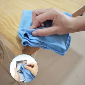 Car Microfiber Glass Cleaning Towels Stainless Steel Polishing Shine Cloth Window Cloth 12″x12″-D