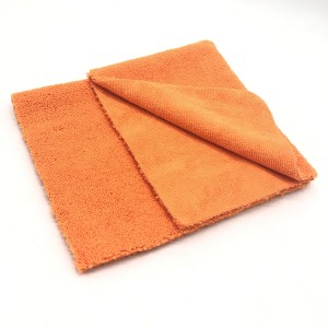 Edgeless Microfiber Long Short Piles Towel Car Detailing Cloth-B
