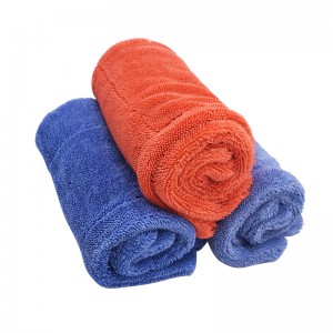 1400 GSM Microfiber Twist Loop Cleaning Towel High Absorption  Car Washing Towel-E