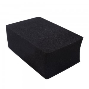 Factory sells car cleaning black clay sponge blocks Popular car detail products-E