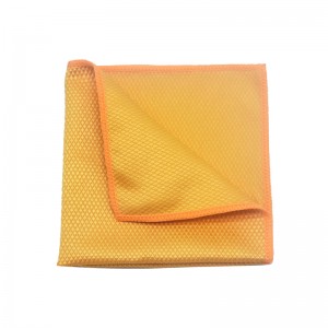 Premium microfiber fishscale/ diamond  glass cleaning cloth/towel