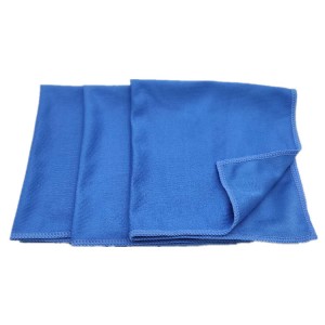 Smoothly microfiber car glass cleaning towel 300gsm lint free car detailing towels-C