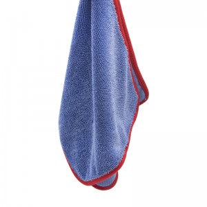 Amazon 80/20 blend Single Side Twisted Drying Towel Microfiber Towel-E