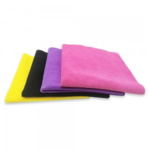Microfiber fabric soft absorbance high density all purpose cleaning towel -C