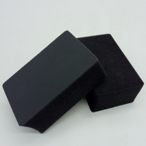 Factory sells car cleaning black clay sponge blocks Popular car detail products-E