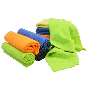 Hot Selling Edgeless Microfiber High/Low Pile Towel Long Short Car Wash Towel Polishing Wax Towel-E